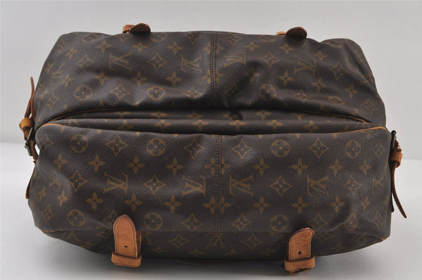 Authentic Louis Vuitton Monogram Saumur 43 Shoulder Cross Bag M42252 LV 0933J