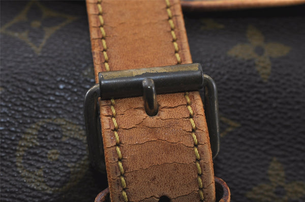 Authentic Louis Vuitton Monogram Saumur 43 Shoulder Cross Bag M42252 LV 0933J