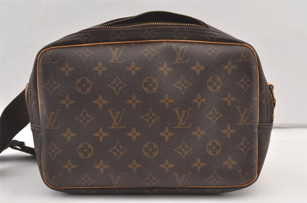Auth Louis Vuitton Monogram Reporter PM Shoulder Cross Bag M45254 LV Junk 0933K