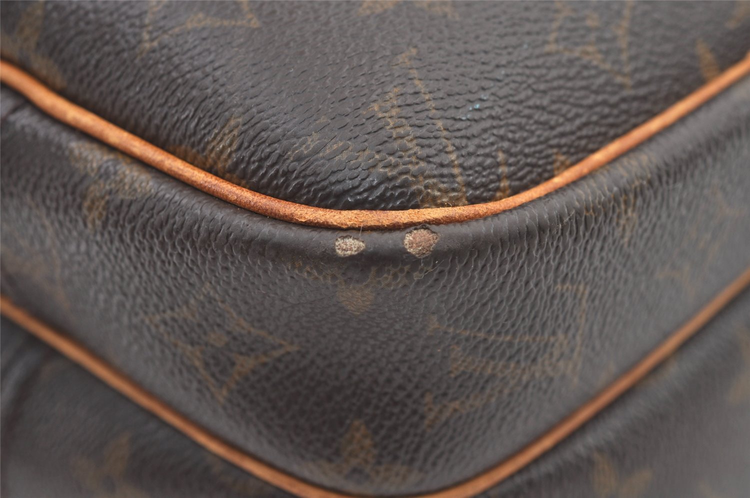 Auth Louis Vuitton Monogram Reporter PM Shoulder Cross Bag M45254 LV Junk 0933K