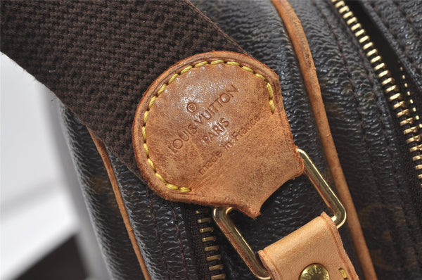 Auth Louis Vuitton Monogram Reporter PM Shoulder Cross Bag M45254 LV Junk 0933K