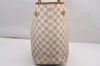 Authentic Louis Vuitton Damier Azur Neverfull MM Tote Bag N51107 LV 0934J