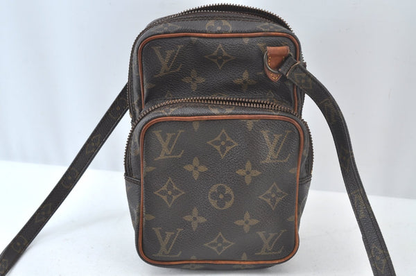 Authentic Louis Vuitton Monogram Mini Amazone Shoulder Cross Bag M45238 LV 0934K