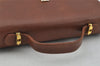 Authentic GIVENCHY Vintage Leather 2Way Shoulder Hand Bag Purse Brown 0935J