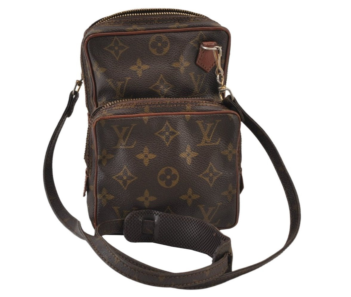 Authentic Louis Vuitton Monogram Amazone Shoulder Cross Bag Old Model Junk 0935K