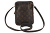 Authentic Louis Vuitton Monogram Danube Shoulder Cross Bag Old Model LV 0937J