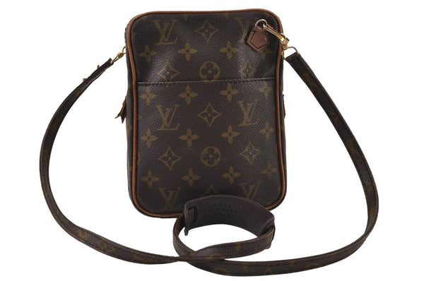 Authentic Louis Vuitton Monogram Danube Shoulder Cross Bag Old Model LV 0937J