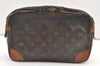 Authentic Louis Vuitton Monogram Compiegne 28 Clutch Hand Bag M51845 Junk 0937K