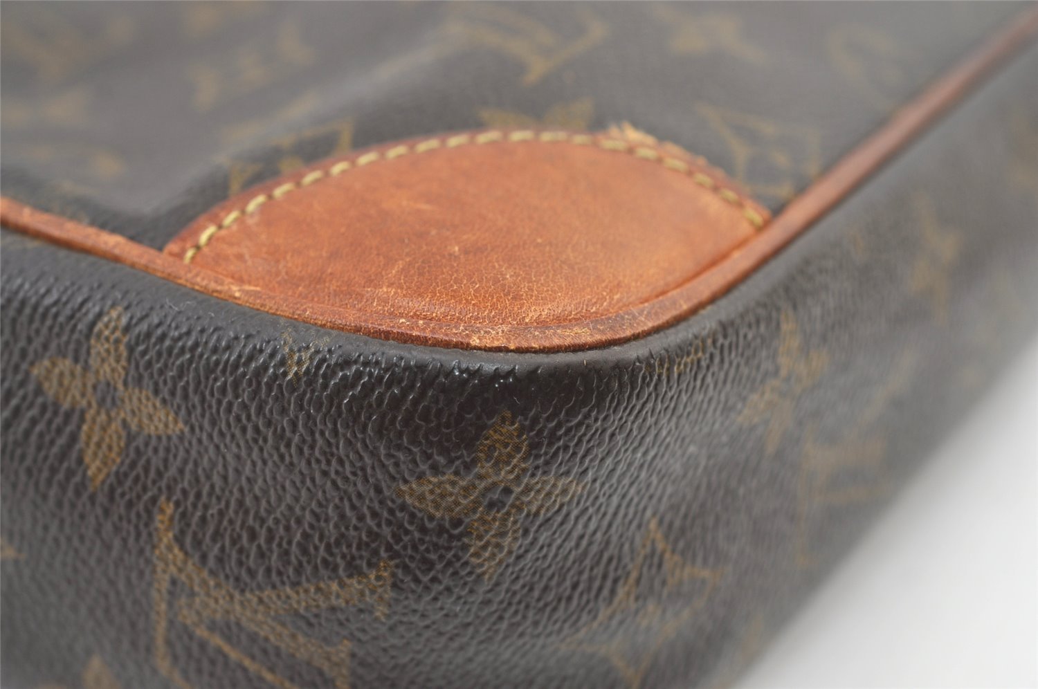 Authentic Louis Vuitton Monogram Compiegne 28 Clutch Hand Bag M51845 Junk 0937K