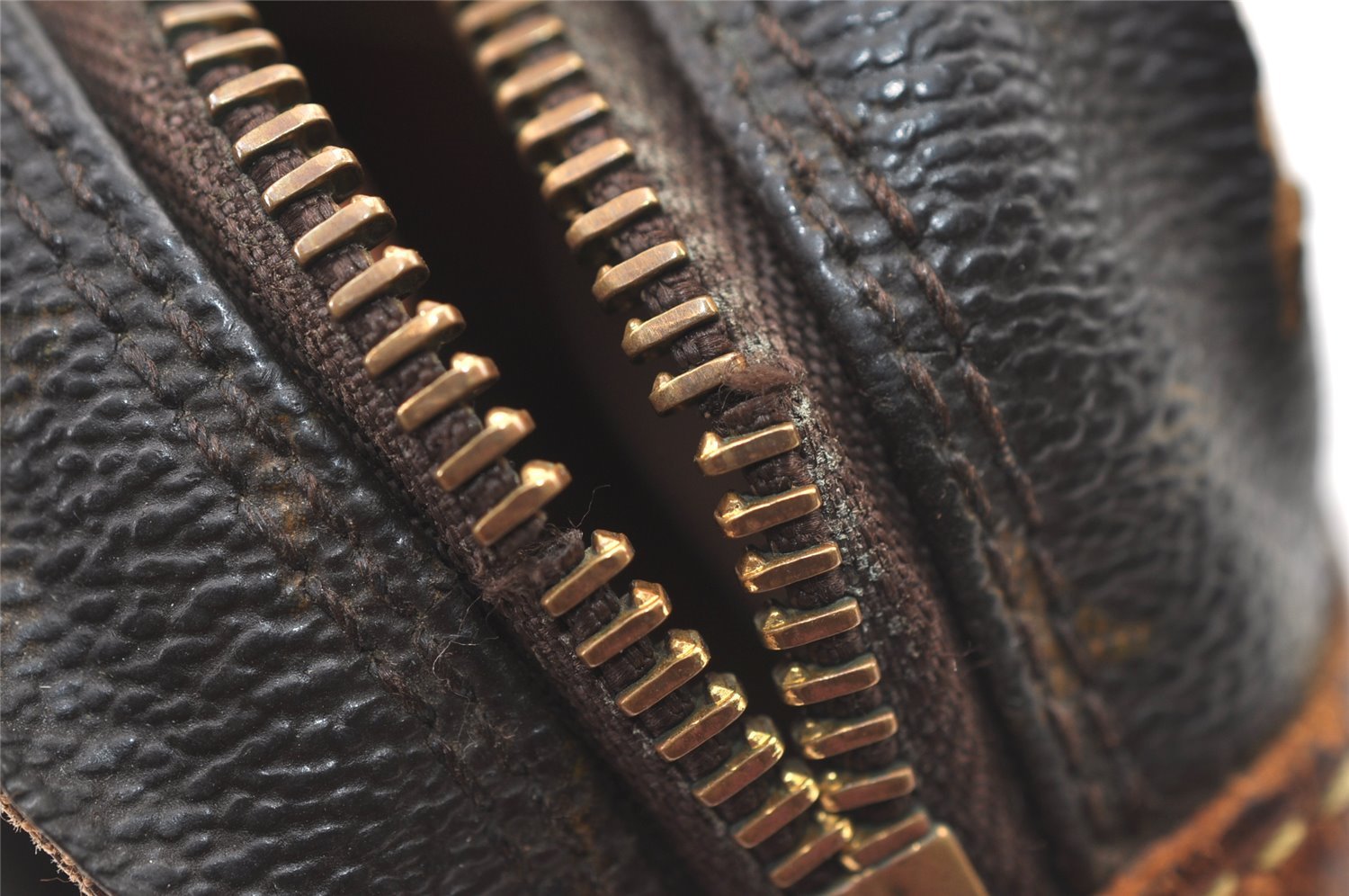 Authentic Louis Vuitton Monogram Compiegne 28 Clutch Hand Bag M51845 Junk 0937K