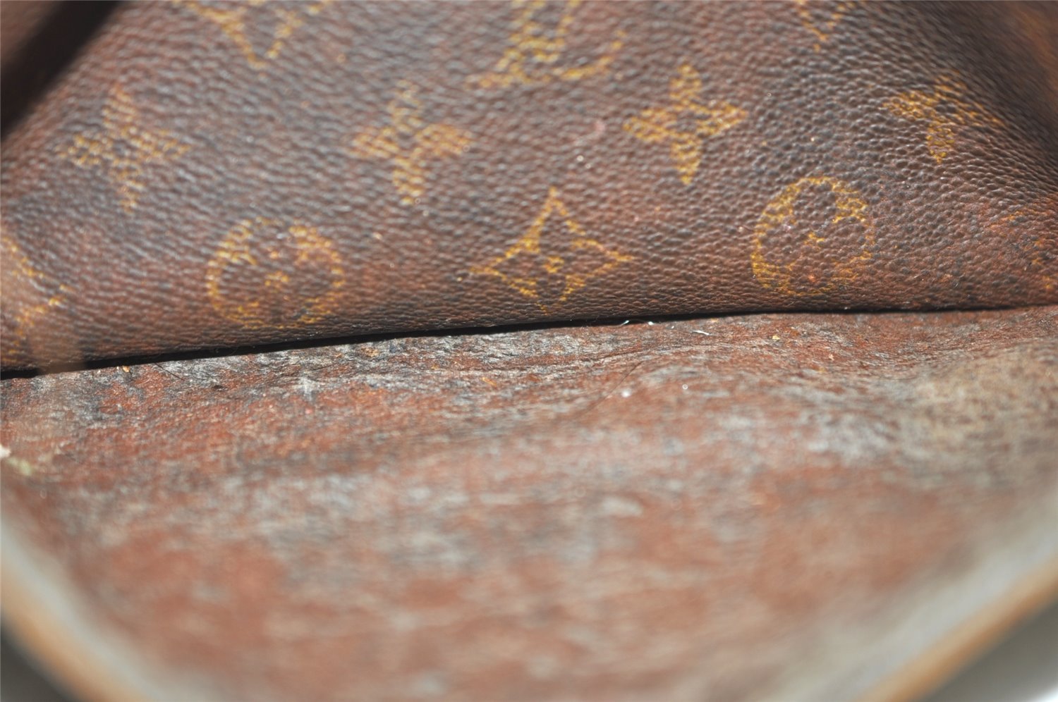 Authentic Louis Vuitton Monogram Compiegne 28 Clutch Hand Bag M51845 Junk 0937K