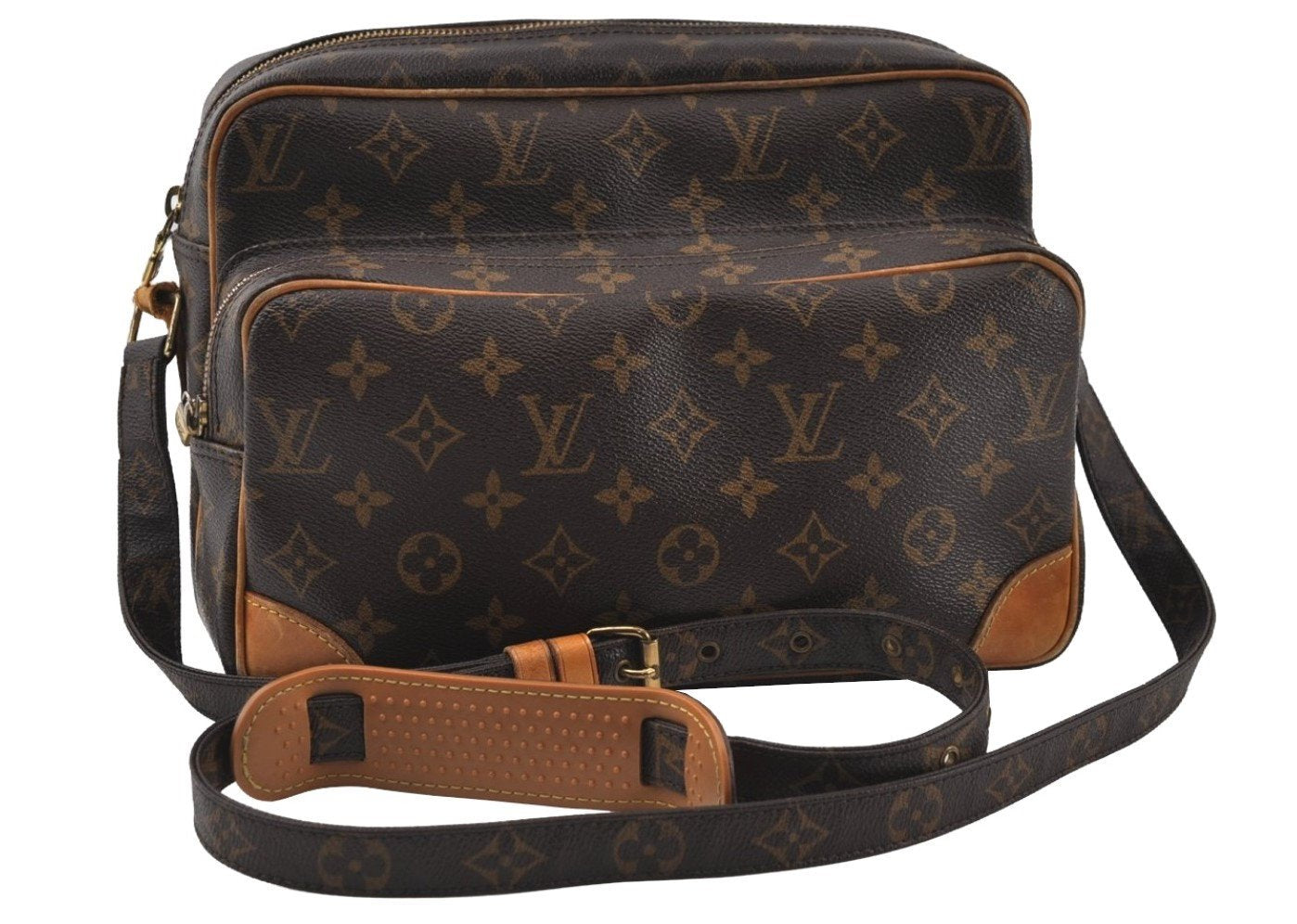 Authentic Louis Vuitton Monogram Nile Shoulder Cross Body Bag M45244 LV 0938J