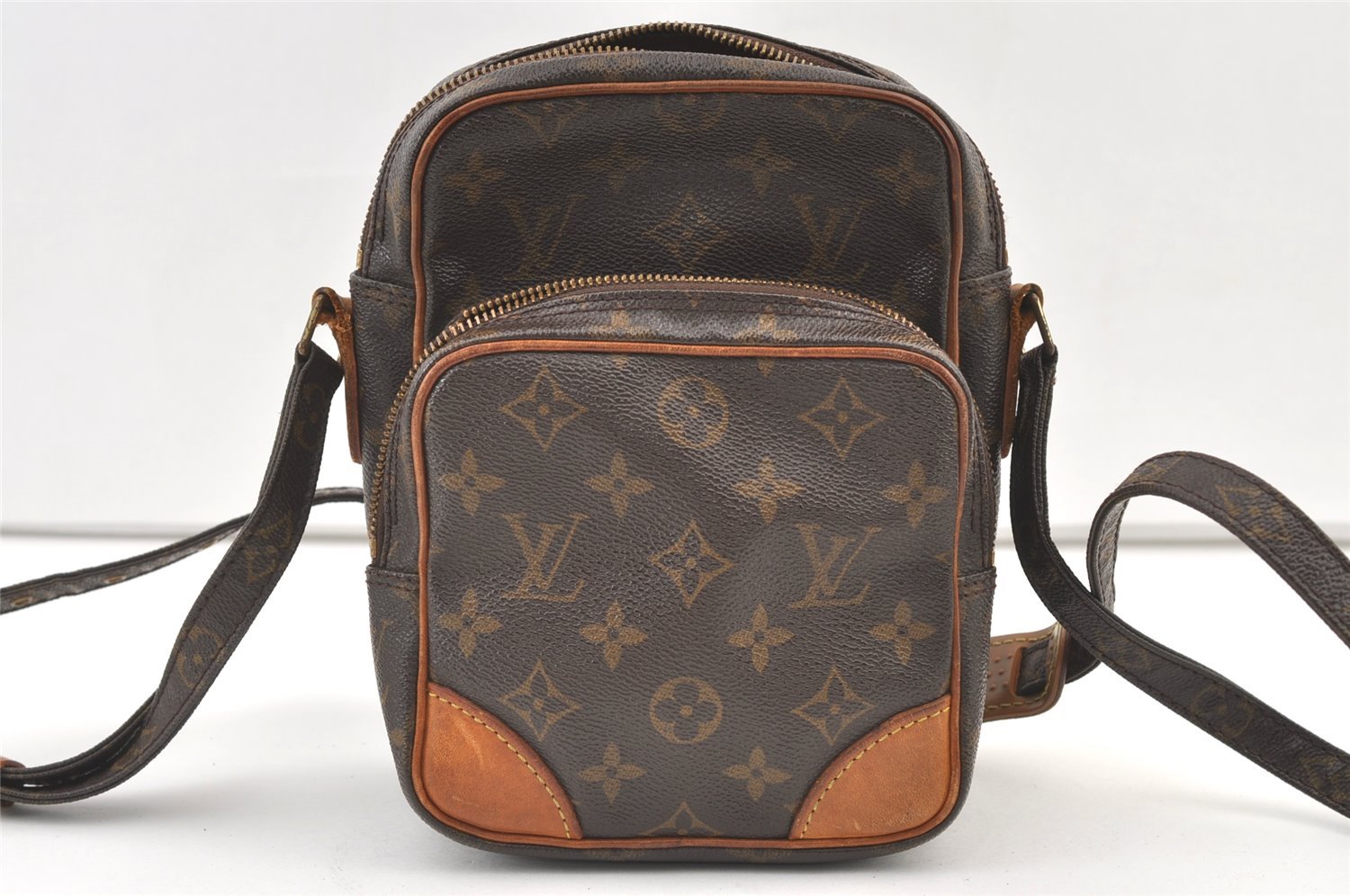 Authentic Louis Vuitton Monogram Amazone Shoulder Cross Bag M45236 Junk 0938K