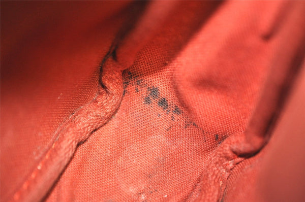 Authentic Louis Vuitton Damier Trousse Makeup Hand Bag Pouch N51982 LV 0939I