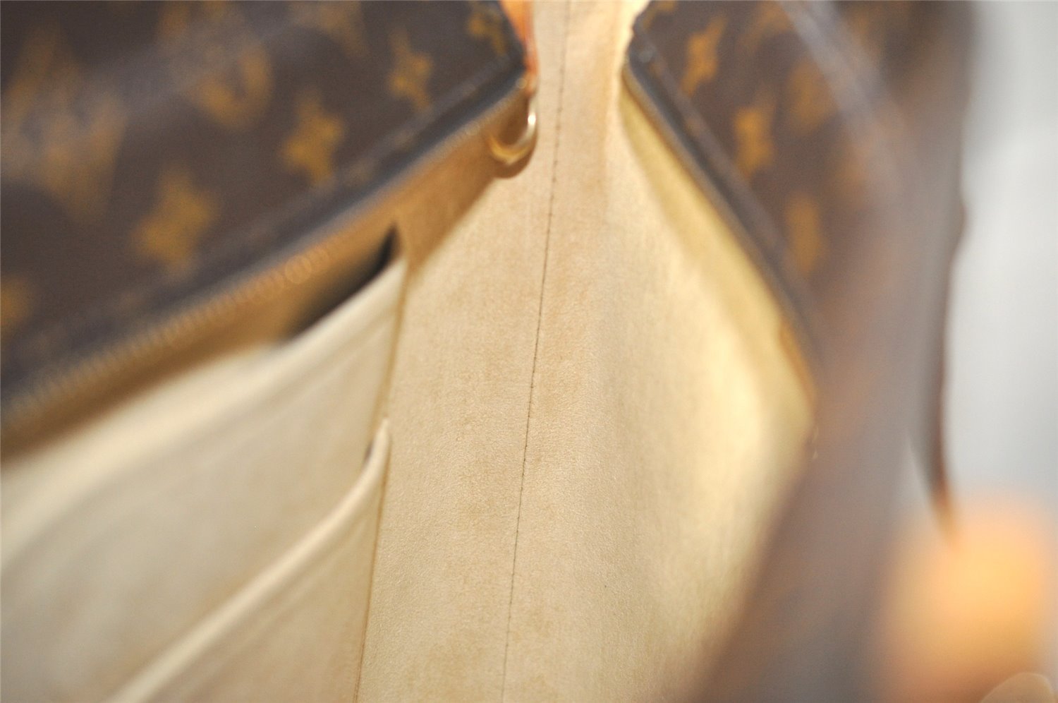 Authentic Louis Vuitton Monogram Luco Shoulder Tote Bag M51155 LV Junk 0940I