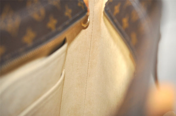 Authentic Louis Vuitton Monogram Luco Shoulder Tote Bag M51155 LV Junk 0940I