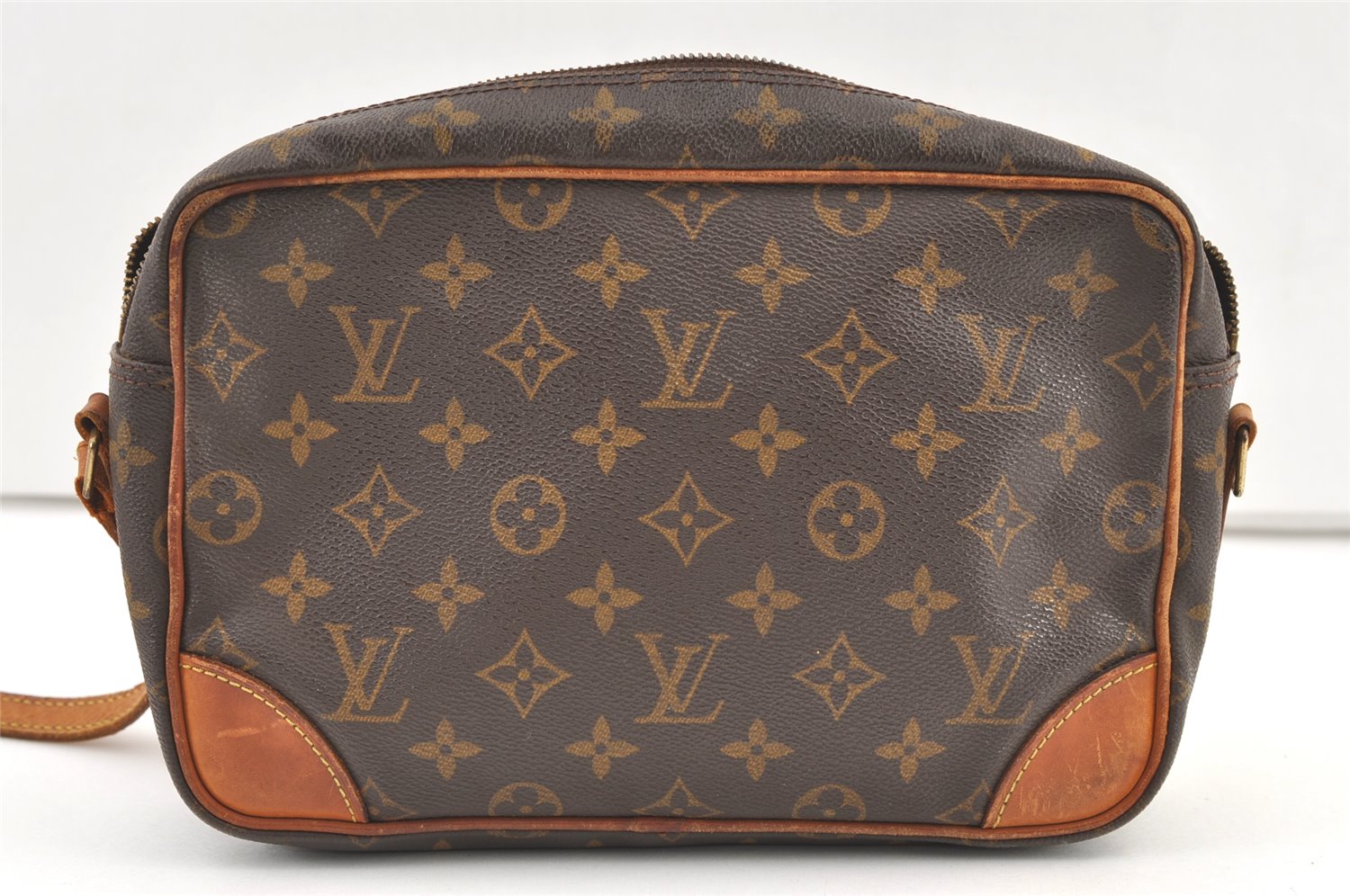 Authentic Louis Vuitton Monogram Trocadero 27 Shoulder Bag M51274 Junk 0940K