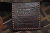Authentic Vintage FENDI Zucca Shoulder Tote Bag Nylon Leather Brown 0941I