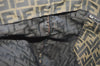 Authentic Vintage FENDI Zucca Shoulder Tote Bag Nylon Leather Brown 0941I