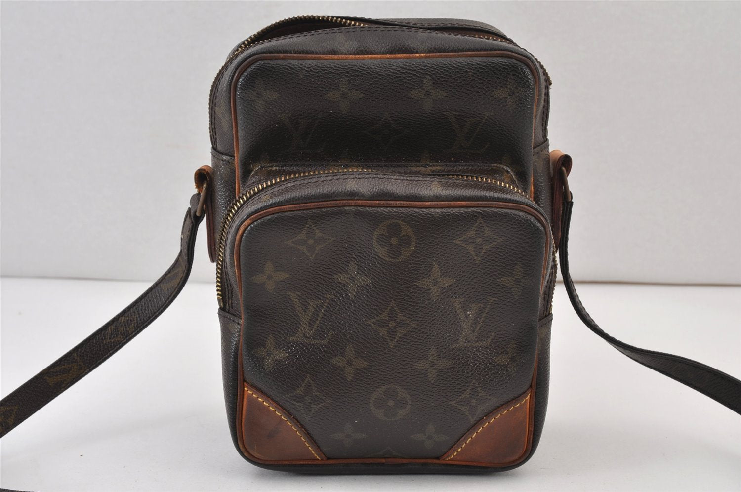 Authentic Louis Vuitton Monogram Amazone Shoulder Cross Bag M45236 Junk 0941K