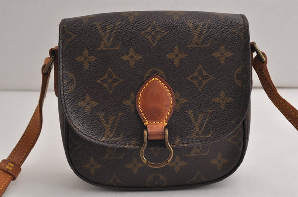 Authentic Louis Vuitton Monogram Saint Cloud PM M51244 Shoulder Cross Bag 0942K