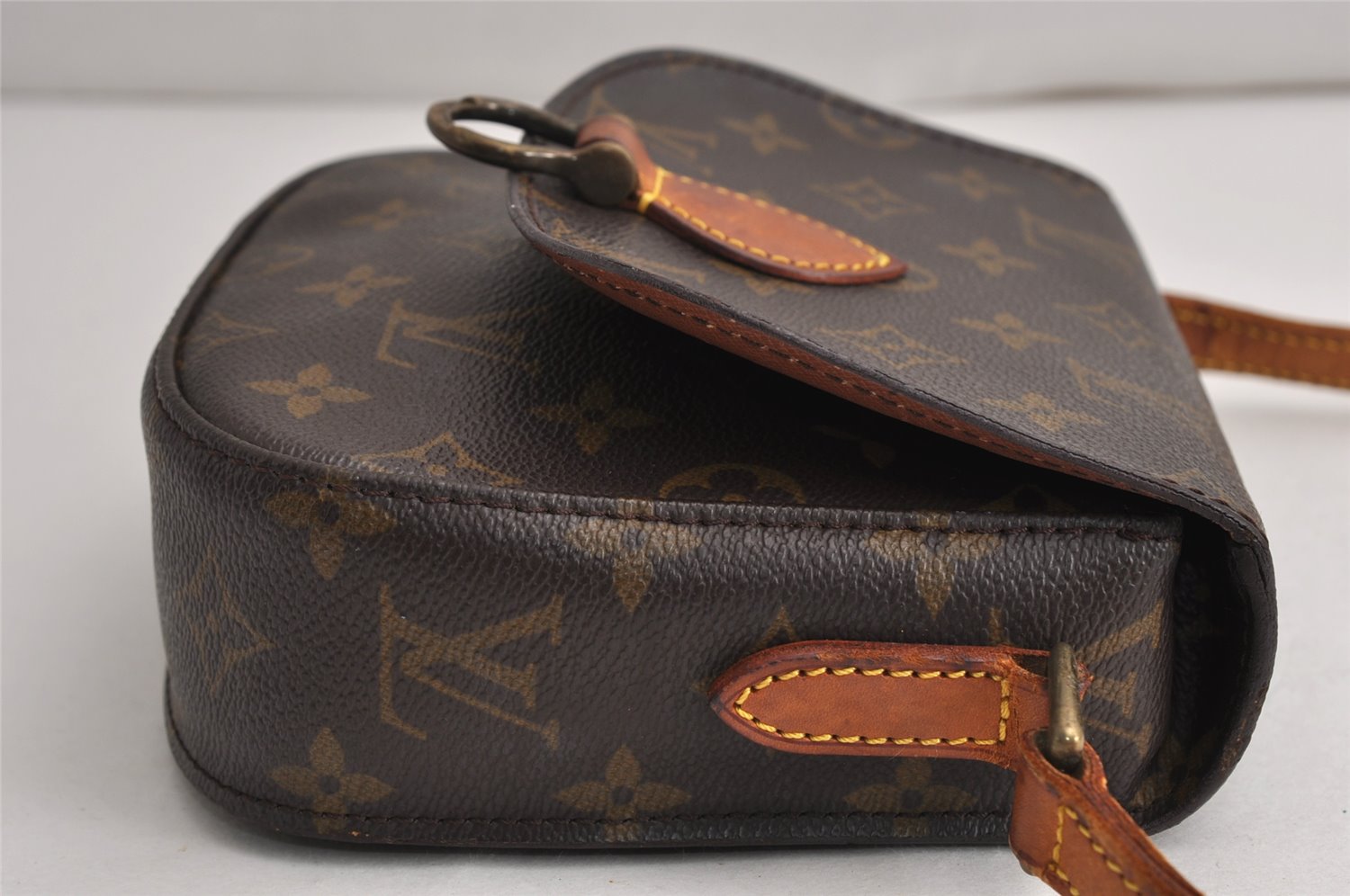 Authentic Louis Vuitton Monogram Saint Cloud PM M51244 Shoulder Cross Bag 0942K