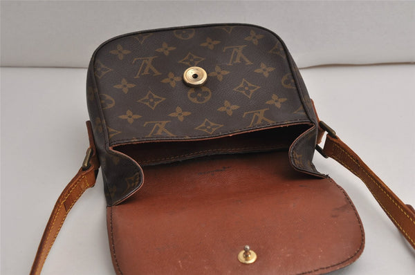 Authentic Louis Vuitton Monogram Saint Cloud PM M51244 Shoulder Cross Bag 0942K