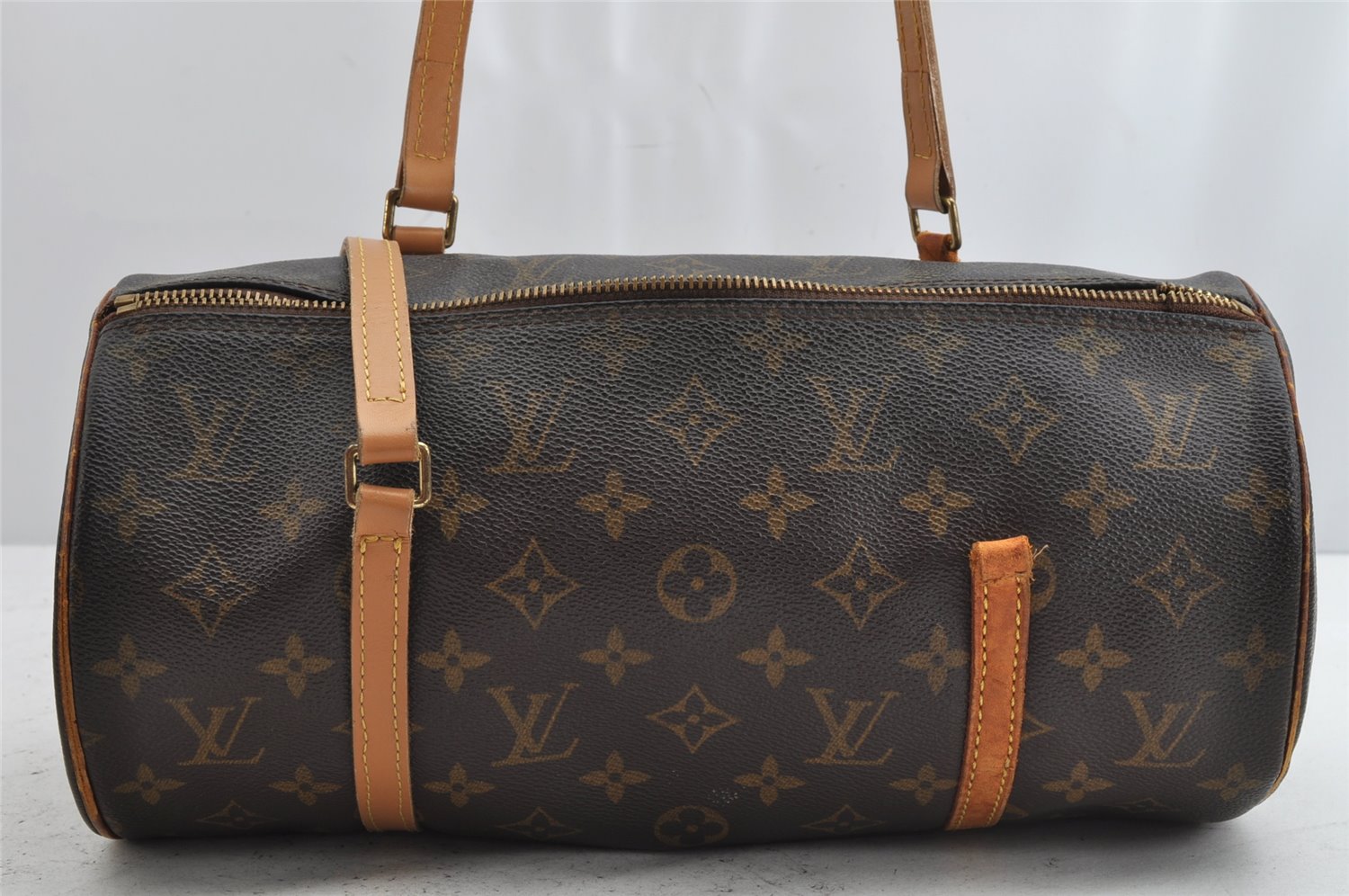 Authentic Louis Vuitton Monogram Papillon 30 Hand Bag M51385 LV Junk 0943K