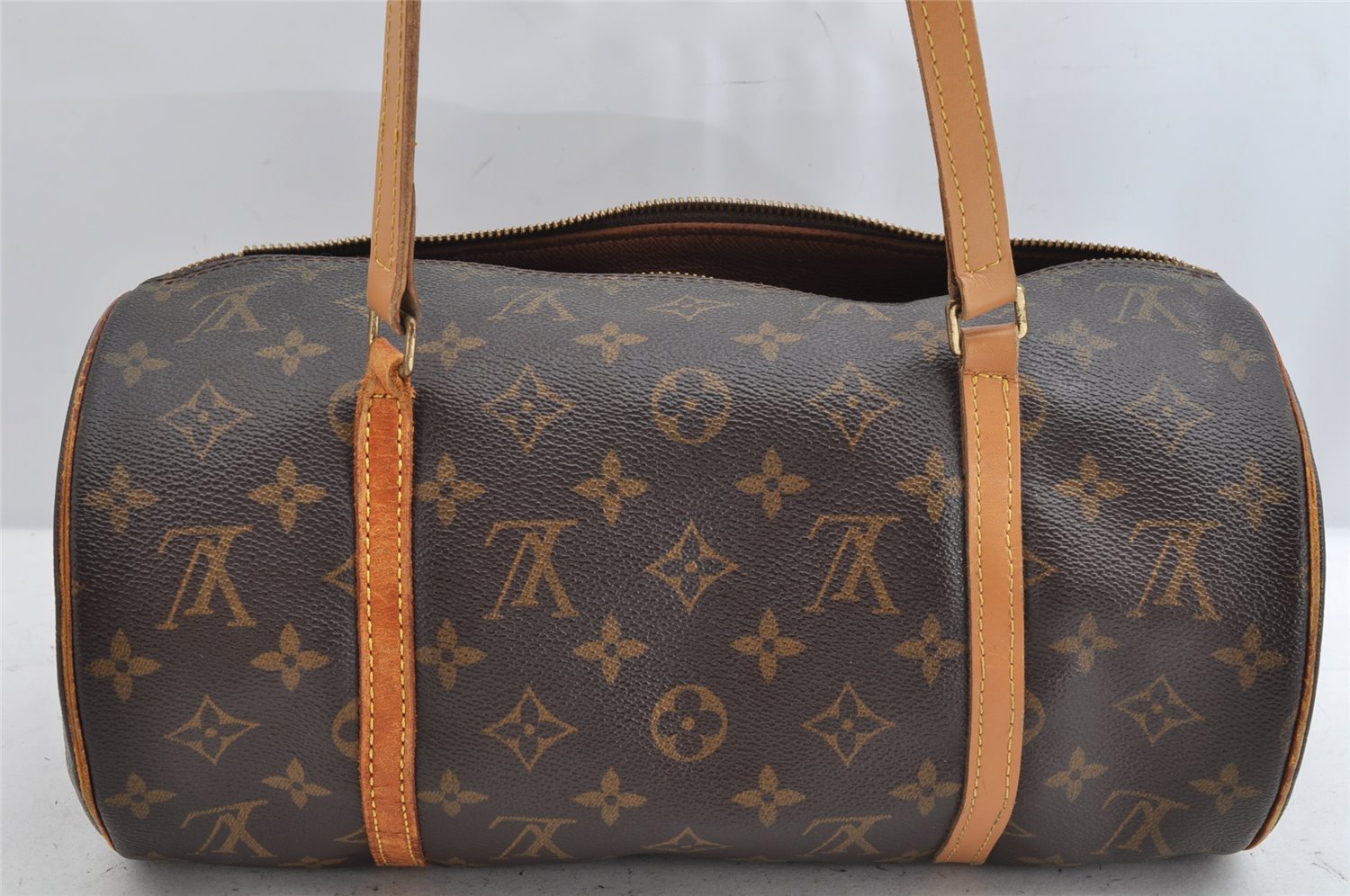 Authentic Louis Vuitton Monogram Papillon 30 Hand Bag M51385 LV Junk 0943K