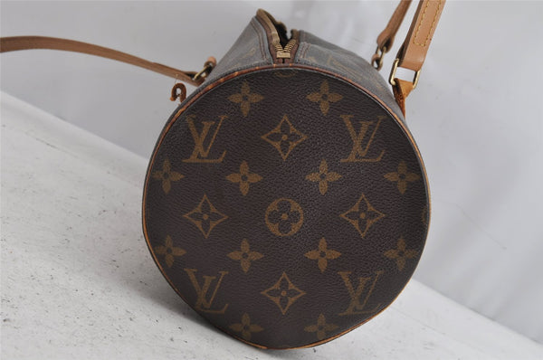 Authentic Louis Vuitton Monogram Papillon 30 Hand Bag M51385 LV Junk 0943K