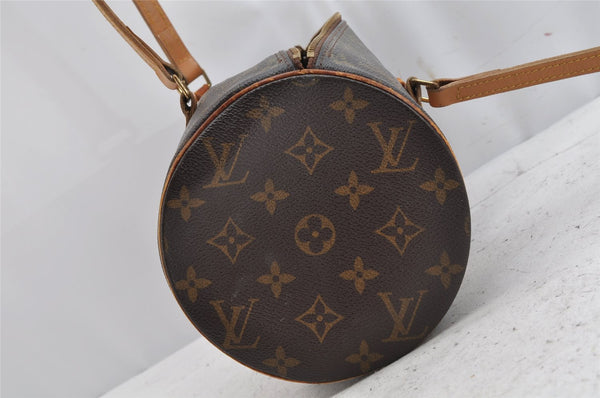 Authentic Louis Vuitton Monogram Papillon 30 Hand Bag M51385 LV Junk 0943K