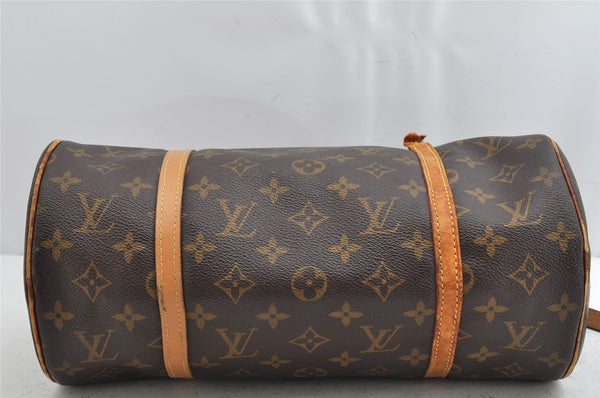 Authentic Louis Vuitton Monogram Papillon 30 Hand Bag M51385 LV Junk 0943K