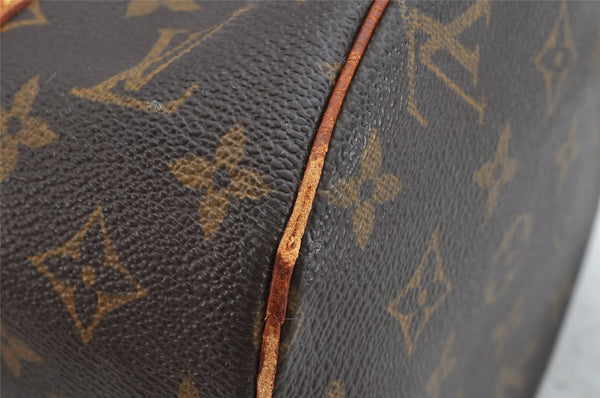 Authentic Louis Vuitton Monogram Papillon 30 Hand Bag M51385 LV Junk 0943K