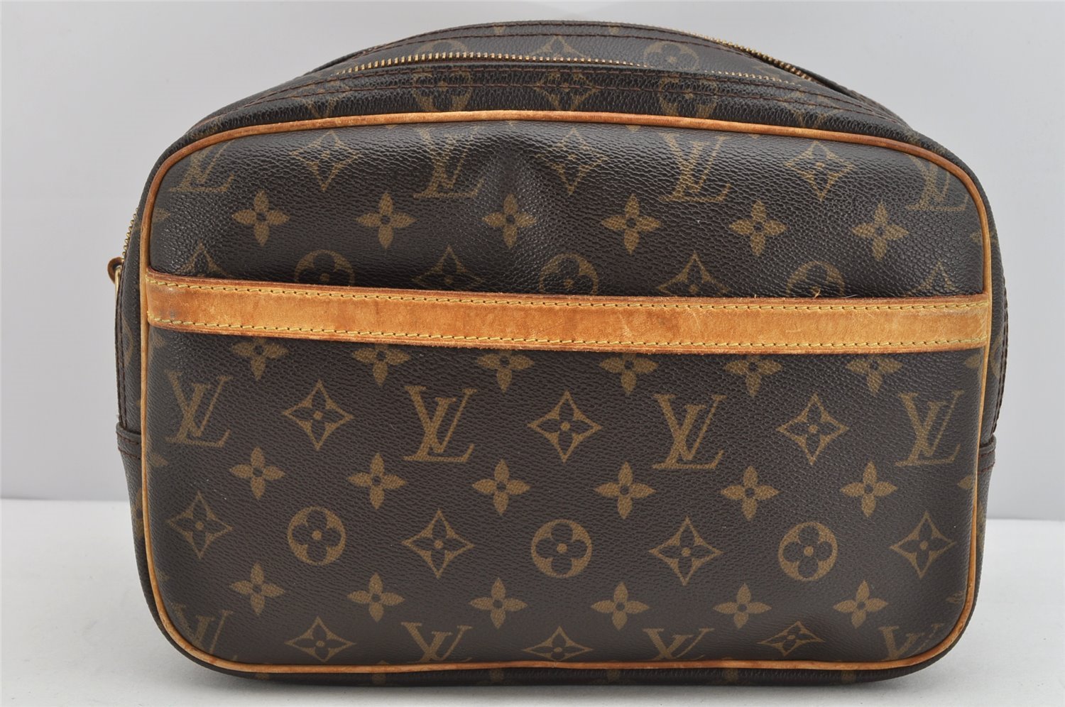 Auth Louis Vuitton Monogram Reporter PM Shoulder Cross Bag M45254 LV Junk 0944K