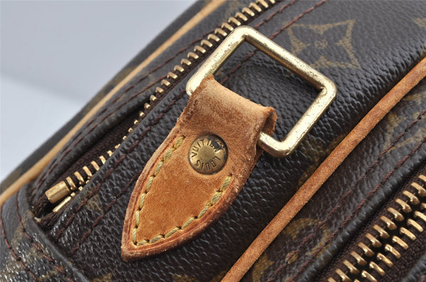 Auth Louis Vuitton Monogram Reporter PM Shoulder Cross Bag M45254 LV Junk 0944K