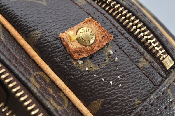 Auth Louis Vuitton Monogram Reporter PM Shoulder Cross Bag M45254 LV Junk 0944K