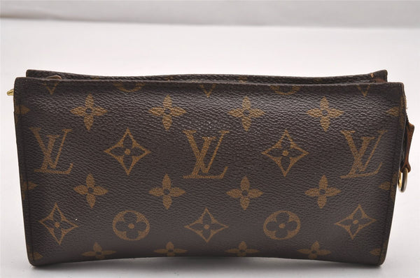 Authentic Louis Vuitton Monogram Pouch For Bucket GM LV Junk 0945J