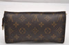 Authentic Louis Vuitton Monogram Pouch For Bucket GM LV Junk 0945J