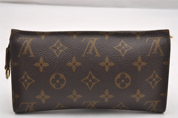 Authentic Louis Vuitton Monogram Pouch For Bucket GM LV Junk 0945J