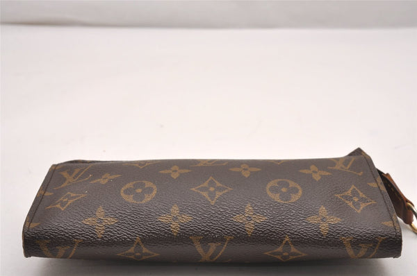 Authentic Louis Vuitton Monogram Pouch For Bucket GM LV Junk 0945J
