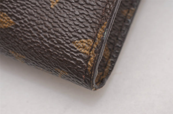 Authentic Louis Vuitton Monogram Pouch For Bucket GM LV Junk 0945J