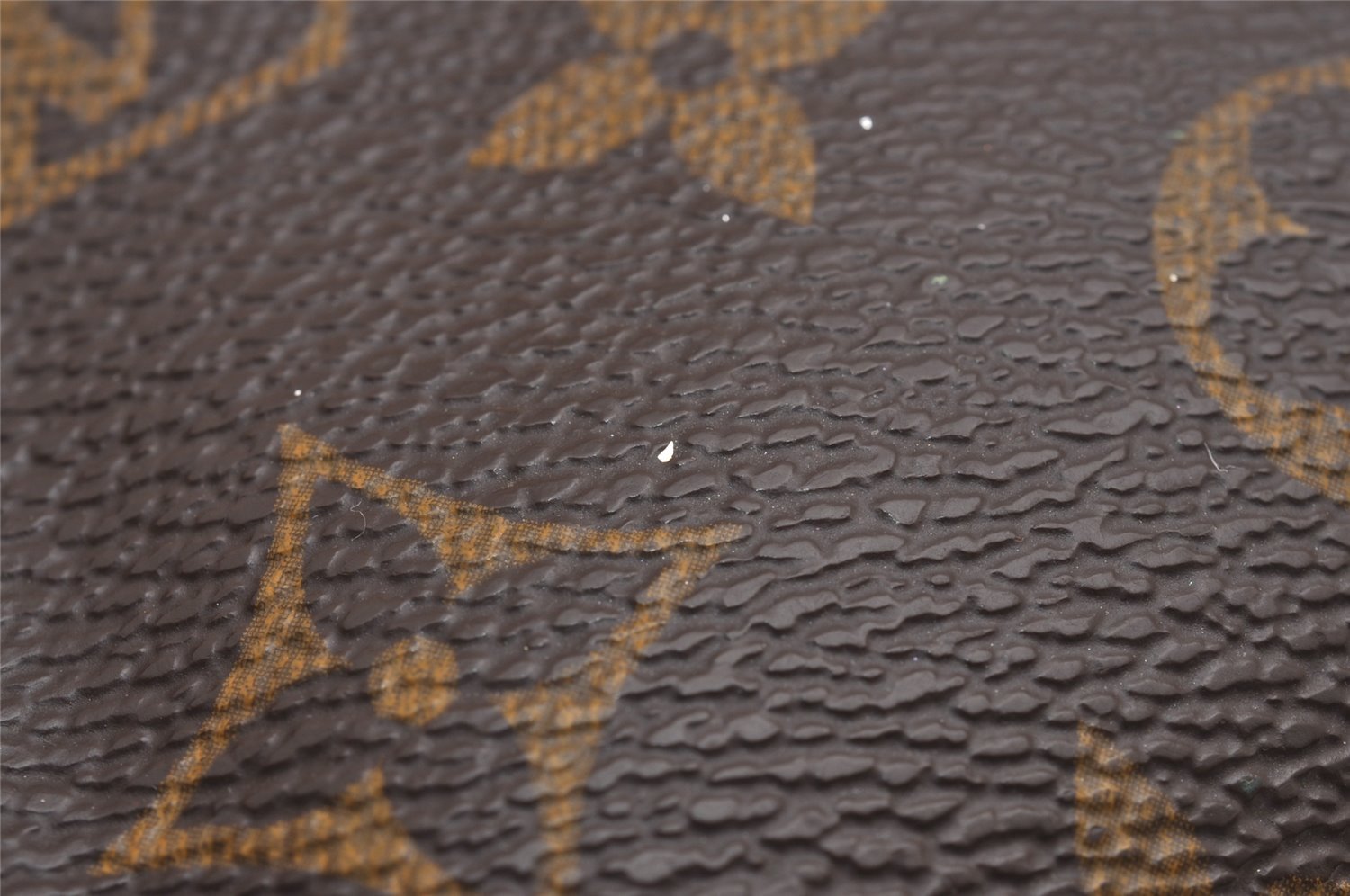 Authentic Louis Vuitton Monogram Pouch For Bucket GM LV Junk 0945J