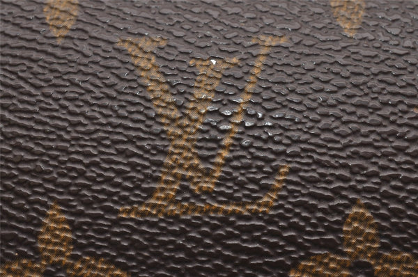 Authentic Louis Vuitton Monogram Pouch For Bucket GM LV Junk 0945J