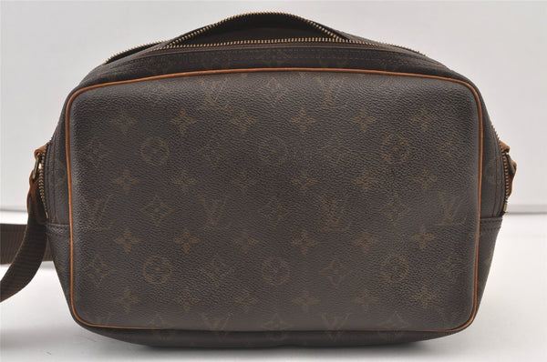 Auth Louis Vuitton Monogram Reporter PM Shoulder Cross Bag M45254 LV Junk 0945K