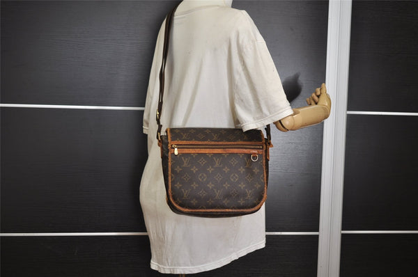 Auth Louis Vuitton Monogram Messenger Bosphore PM Shoulder Bag M40106 LV 0946I
