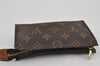 Authentic Louis Vuitton Monogram Pouch For Bucket PM LV 0946J