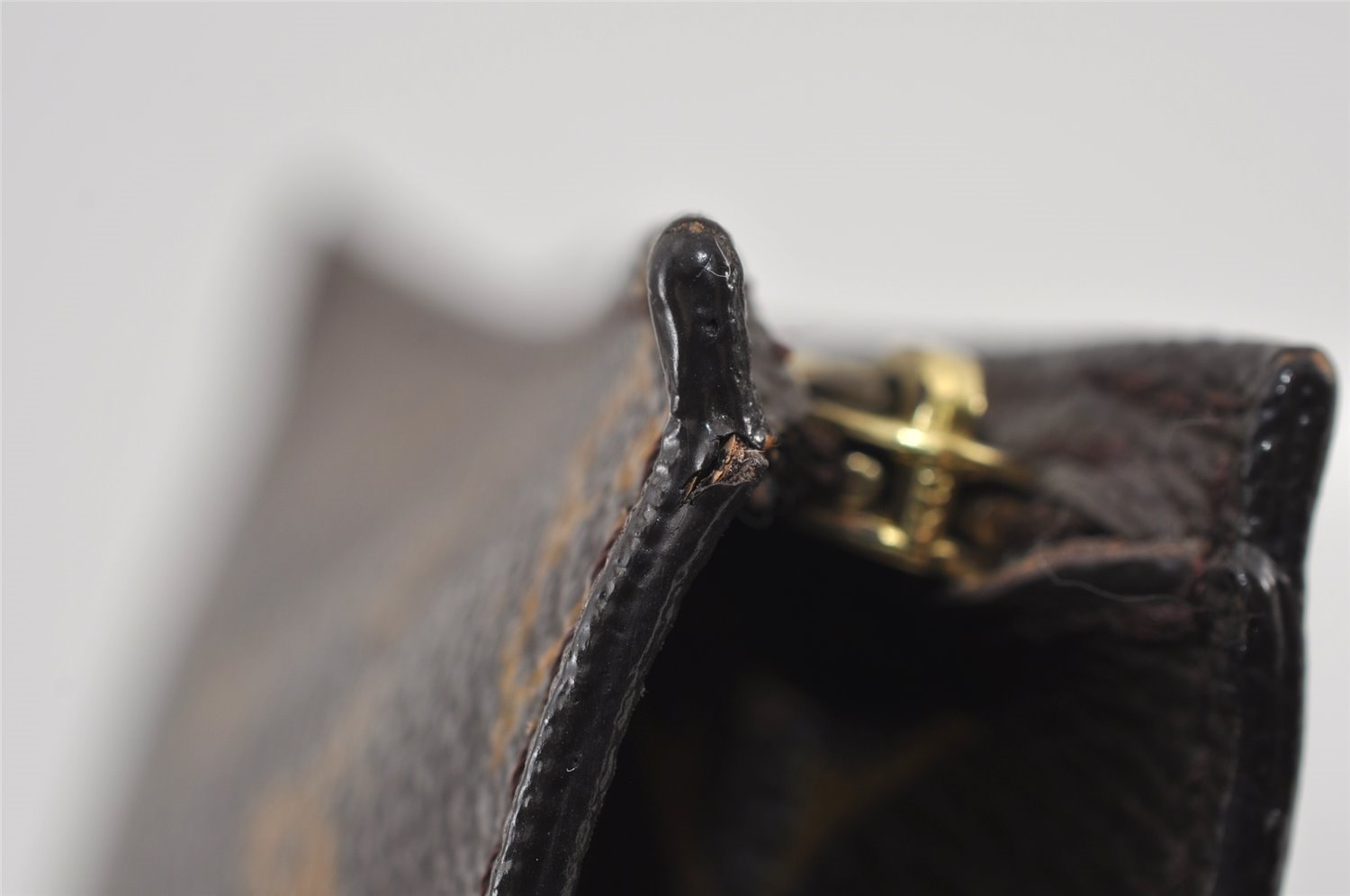 Authentic Louis Vuitton Monogram Pouch For Bucket PM LV 0946J