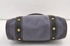 Authentic Louis Vuitton Antigua Cabas MM Tote Bag Blue M40087 Junk 0946K