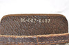 Authentic GUCCI Web Sherry Line Shoulder Tote Bag GG PVC Leather Brown 0947G