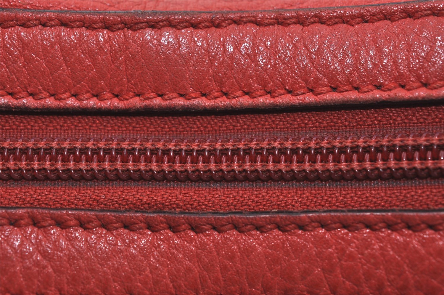 Authentic GUCCI Vintage Shoulder Hand Bag Leather 339553 Red 0947I